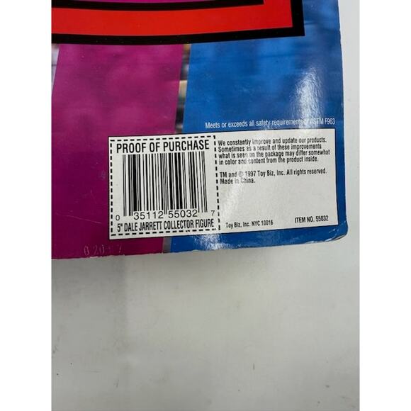 NEW Toy Biz 1997 Nascar Superstars Of Racing Dale Jarrett 5" Action Figure - Picture 6 of 8